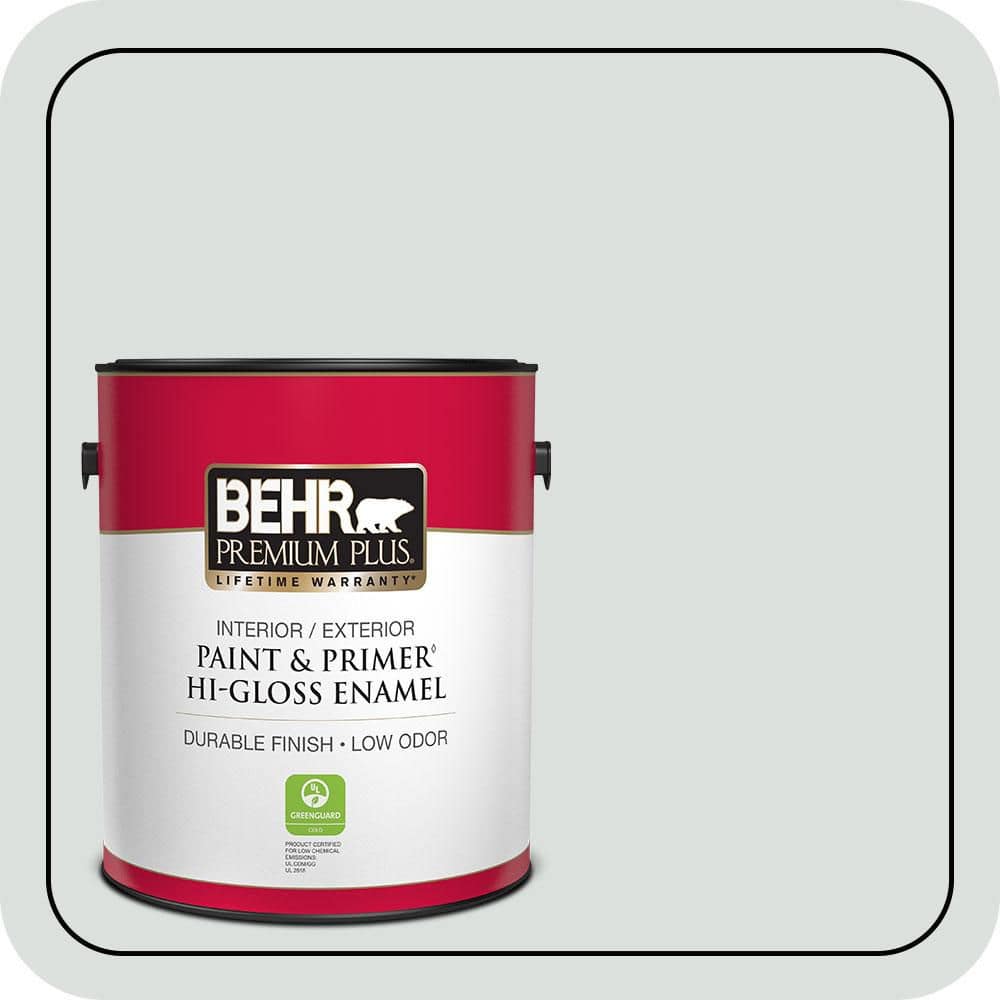 1 gal. #BL-W11 Tinsmith Hi-Gloss Enamel Interior/Exterior Paint & Primer price history on PriceWatchPro