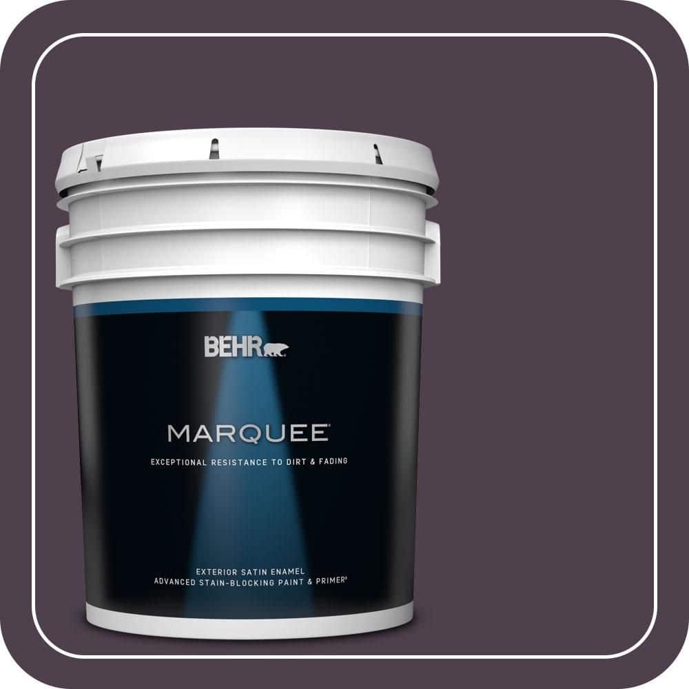 5 gal. #T13-10 Plum Orbit Satin Enamel Exterior Paint & Primer product image for price tracking