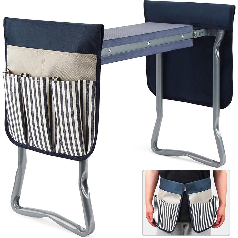 Gardening Stool Widen Soft Kneeling Pad Garden Kneeler and Seat with 2 Larg