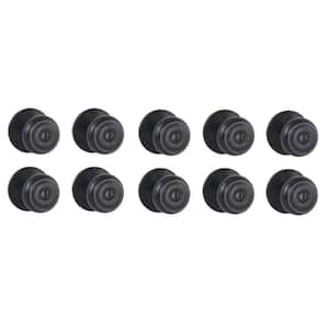 Hartford Aged Bronze Bed/Bath Privacy Door Knob (10-Pack)