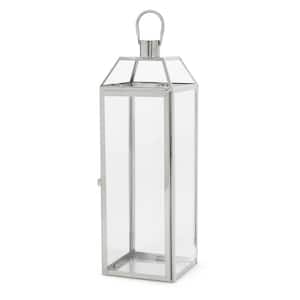 Doheny 6 in. x 22 in. Silver Stainless Steel Lantern