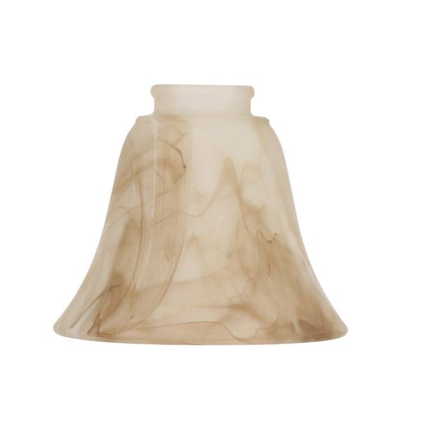 westinghouse swirl bell glass shade