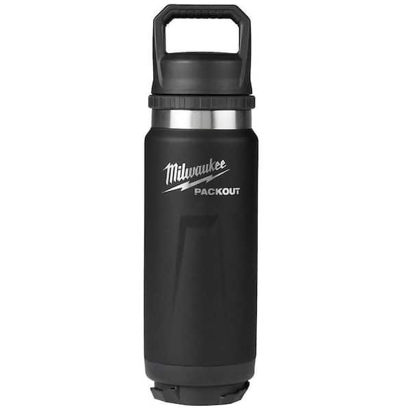 PACKOUT Black 24 oz. Insulated Bottle W/Chug Lid