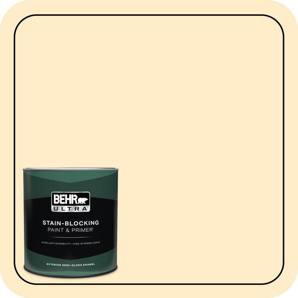 BEHR ULTRA 1 qt. #M290-2 Frittata Semi-Gloss Enamel Exterior Paint & Primer