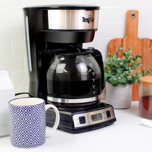 Commercial Chef 12 Cup Digital Coffee Maker - Black