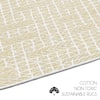 Sussexhome Heavy Duty Ultra Thin Non Slip Washable Cotton Indoor Rug - 2' x  3' - On Sale - Bed Bath & Beyond - 32498007