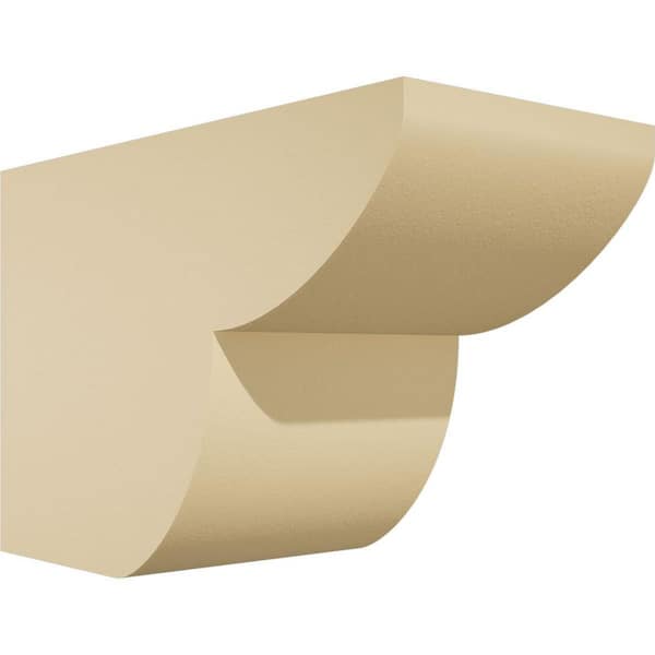 Ekena Millwork Standard Crestline 6 in. W x 8 in. H x 12 in. D Signature Urethane Rafter Tail Outlooker