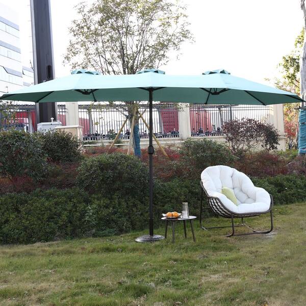 lg patio umbrellas 10x10 FT Square Cantilever Umbrella with Solar LED Lights and Cross Base, 360 Rotation Large Heavy Duty Offset Outdoor Umbrella with Easy Tilt Since its launch in 2013 PURPLE LEAF 15 ft. Gray