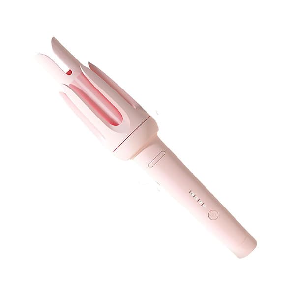 Aoibox Ideal 13.6 in. x 3.5 in. x 3.5 in. Personal Care Products Hair Care Rotating Curling Iron in Pink