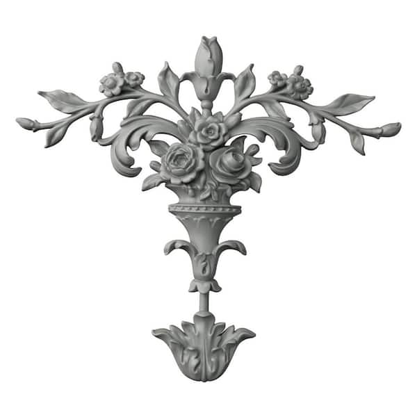 Ekena Millwork 1.63 in. x 18.625 in. x 17.875 in. Polyurethane Applique & Onlay Moulding