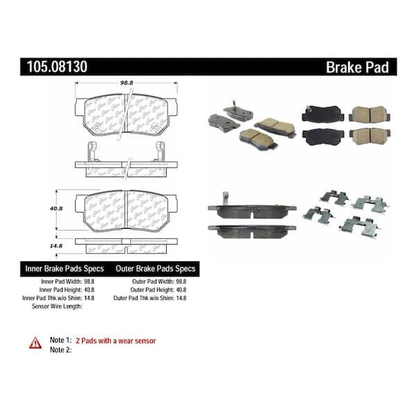 Centric Parts Disc Brake Pad Set