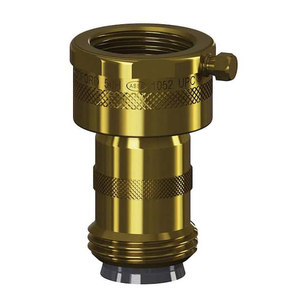 Woodford Add-On 3/4 in. Hose Thread Brass Double-Check Backflow Preventer