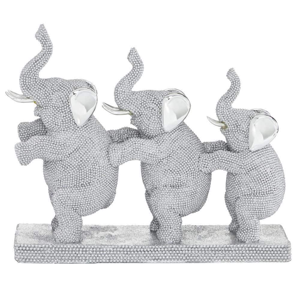 3 in. x 9 in. Silver Polystone Elephant Sculpture price history on PriceWatchPro