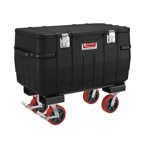 Suncast Commercial 48 in. Job Box with Forklift and Caster System