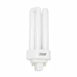 18-Watt Equivalent PL CFLNI Triple Tube 4-Pin Plug-in GX24Q-2 Compact Fluorescent CFL Light Bulb, Cool White (50-Pack)
