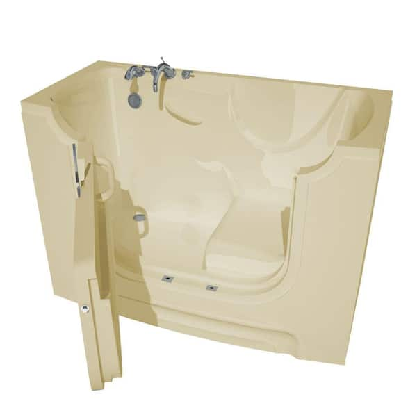 Universal Tubs HD Series 30 in. x 60 in. LD Walk-In Soaking Bathtub in Biscuit