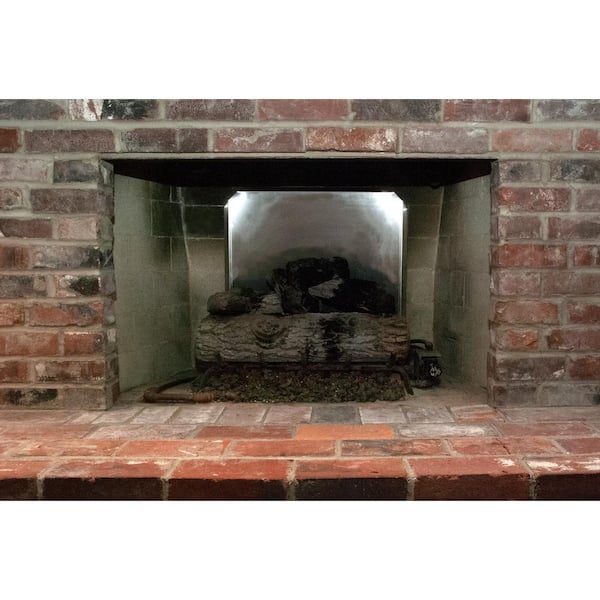 Antique Cast Iron Fireplace Heat Reflector Fox