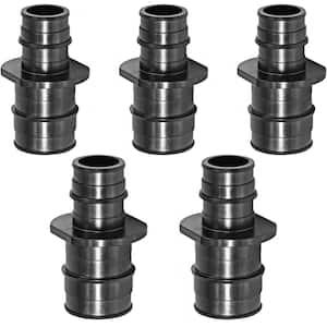1-1/2 in. x 1-1/4 in. Pex-A Reducing Coupling Pipe Fitting Plastic Poly Alloy Expansion Barb in Black (Pack of 5)