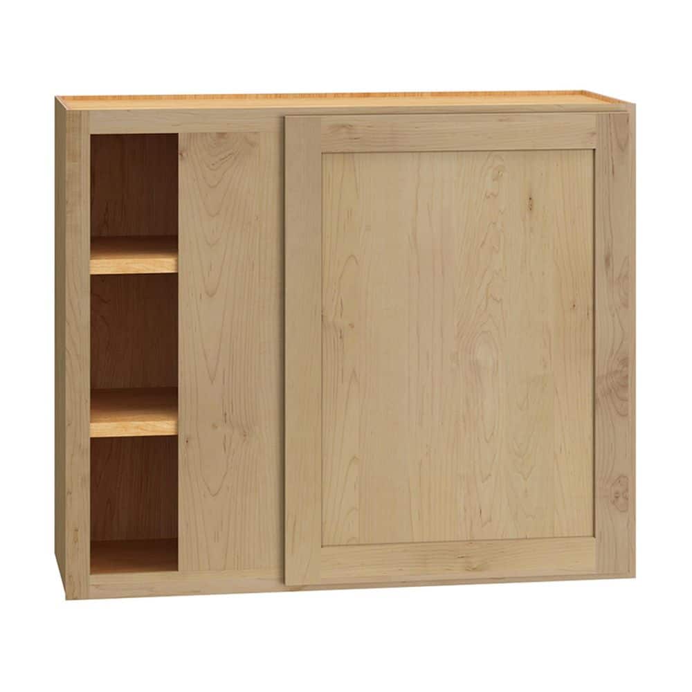QuickShip Cottage 36 in. W x 12 in. D x 30 in. H Assembled Plywood Shaker Wall Corner Blind Kitchen Cabinet in Canopy price history on PriceWatchPro