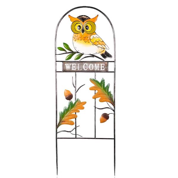 Evergreen Enterprises 48 in. Iron Owl Trellis
