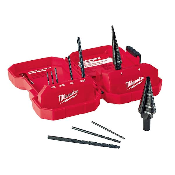 Milwaukee Black Oxide Step Drill Bit Set (20-Piece)