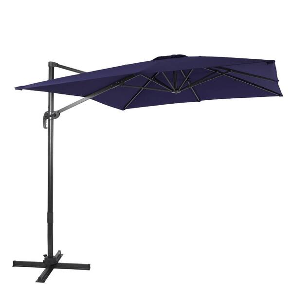 JOYESERY 10 ft. x 8 ft. Outdoor Rectangular Cantilever Patio Umbrella