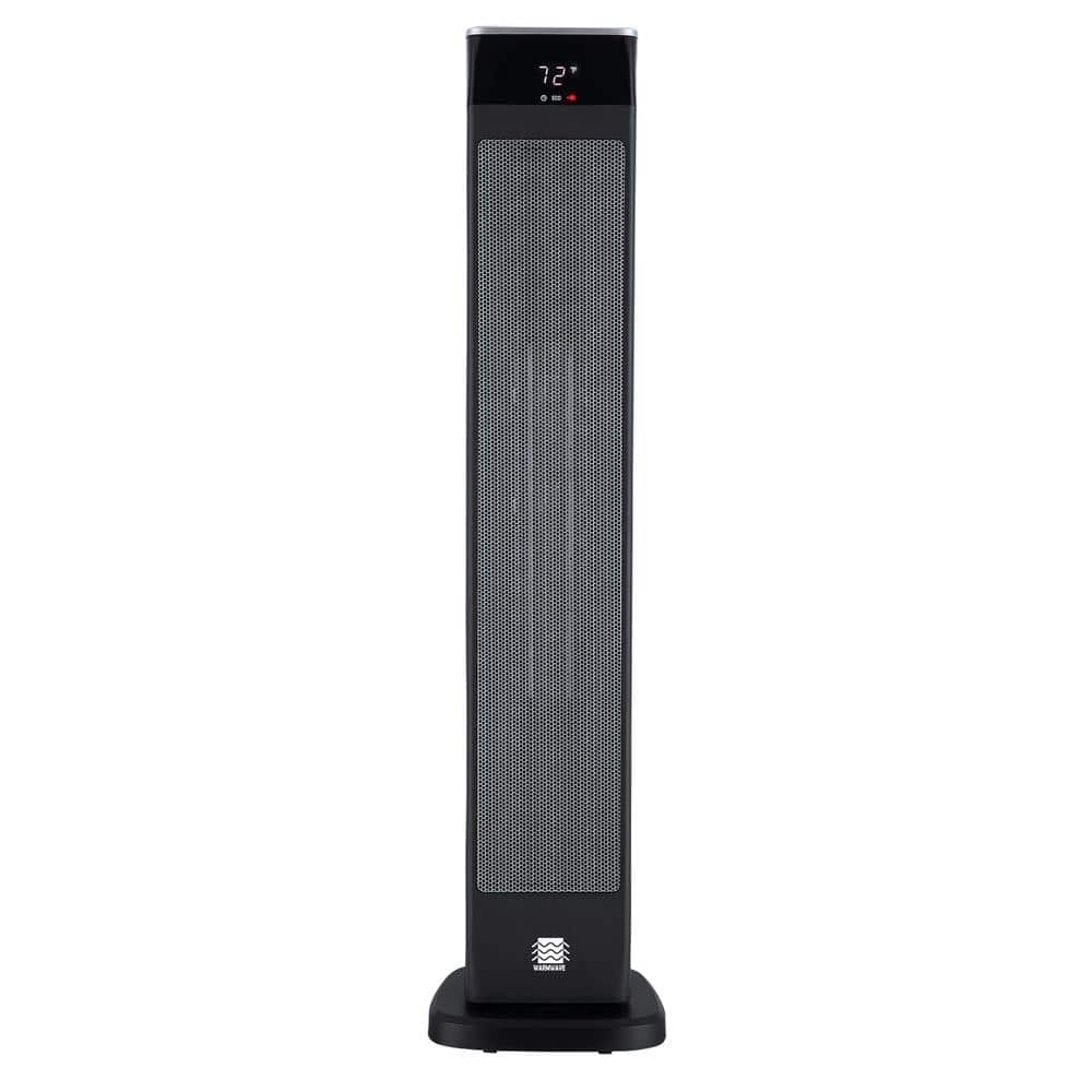 Warmwave Deluxe Digital 30 in. Oscillating Ceramic Tower Space Heater ...