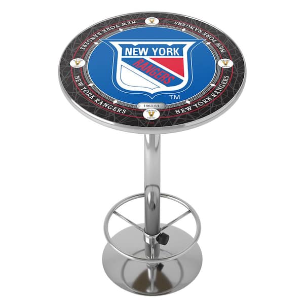 NHL New York Rangers Vintage Pub Table