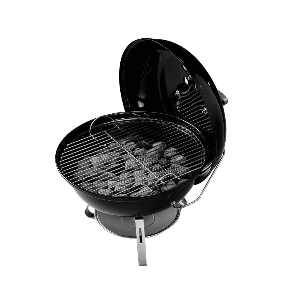 Charcoal BBQ Weber Silver Jumbo Joe 22-Inch Kettle Grill Black Premium Outdoor 