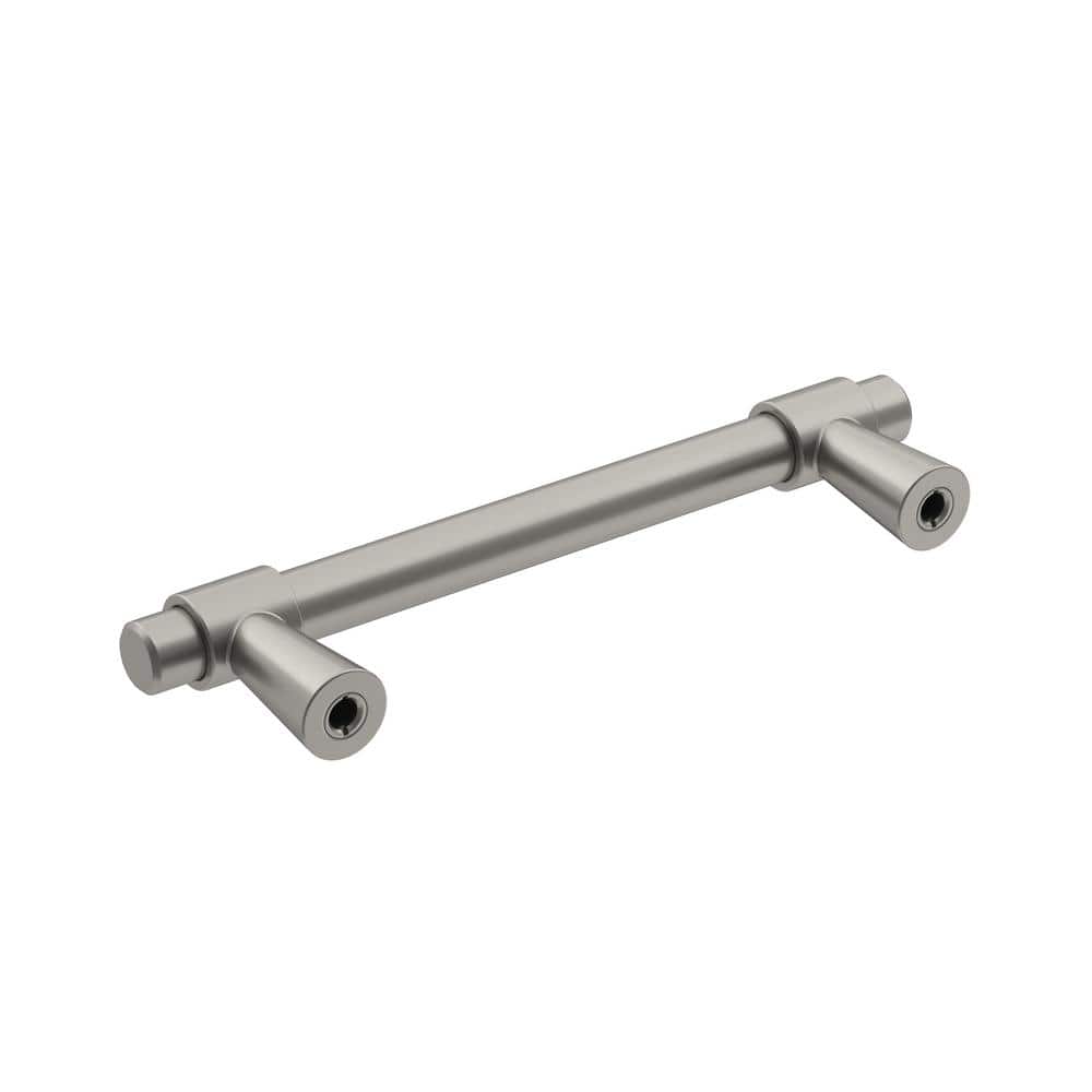 Satin Nickel Brushed Modern Cabinet Bar Pull with Mounting Hardware