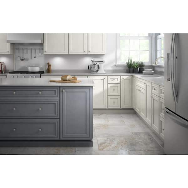 50-Pack Garrett 1-3/16 in. (30 mm) Classic Satin Nickel Round Cabinet Knobs