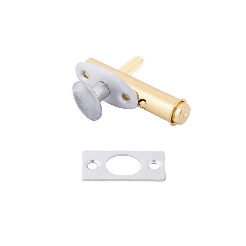 Solid Brass Mortise Door Bolt in Satin Chrome price history on PriceWatchPro