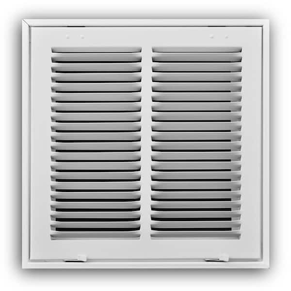 Everbilt 16 in. x 16 in. Steel White Return Air Filter Grille