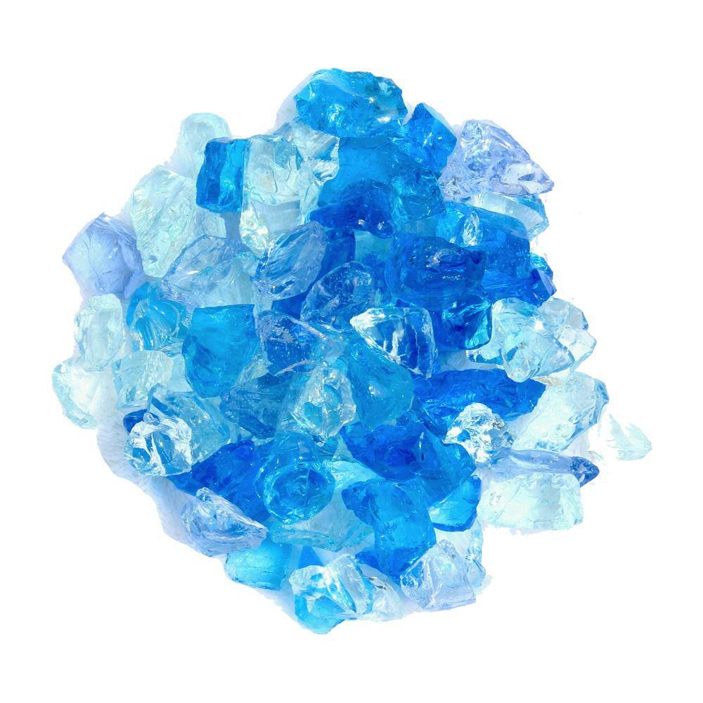 Bahama Blend Recycled Fire Pit Glass, 12-inch