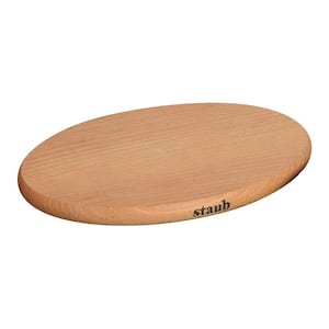 8.25 in. Oval Magnetic Wood Trivet