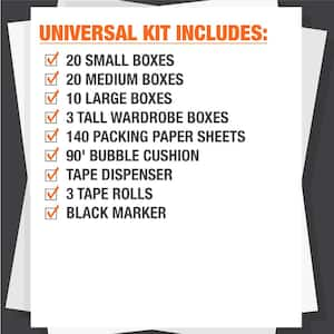 53 Box Universal Moving Kit