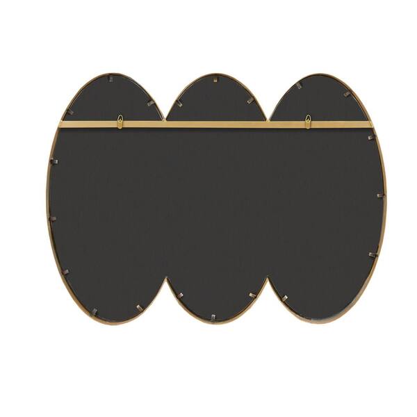 速達発送★Madison Park Signature★Eclipseウォールミラー Gold MADISON PARK Signature Eclipse 40 in. W x 30 in. H Gold Wall
