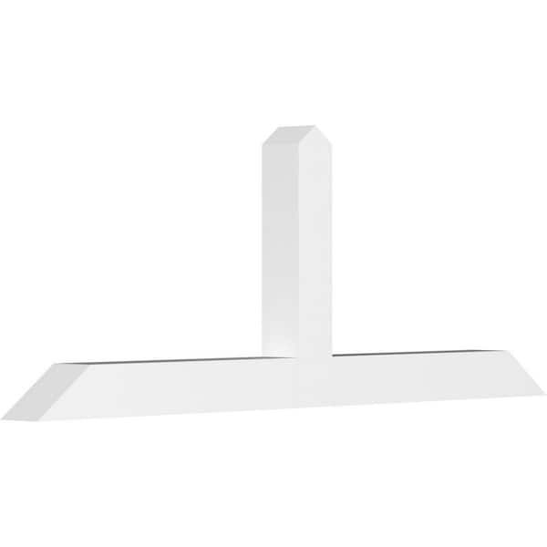 Ekena Millwork Portland 60 in. W x 22.5 in. H x 4 in. D Signature Polyurethane Bracket