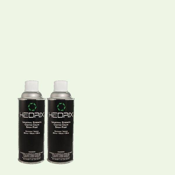 Hedrix 11 oz. Match of 450C-1 Dinner Mint Flat Custom Spray Paint (2-Pack)