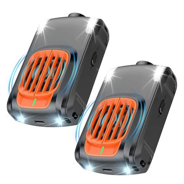 5-Watt Electronic Indoor/Outdoor Rodent Mouse Repellent with 4 Strobe Lights and Auto-Switch Function (2-Pack)