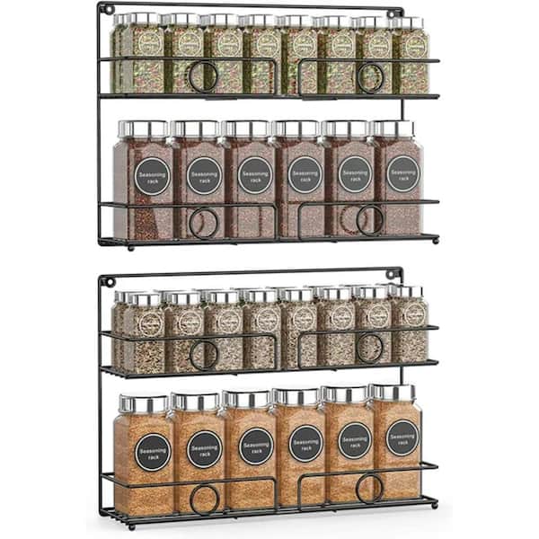 dubbin 2-Tier (2 Pack) Stackable Freestanding Water Bottle Storage Rack in  Bronze FXHARDWARD-H014 - The Home Depot