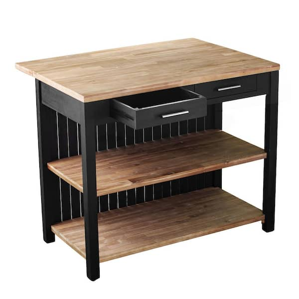 Frobisher Solid Wood Kitchen Island