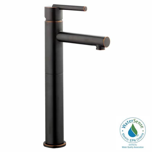 Design House Geneva Single Hole Single-Handle Vessel Bathroom Faucet in Oil Rubbed Bronze