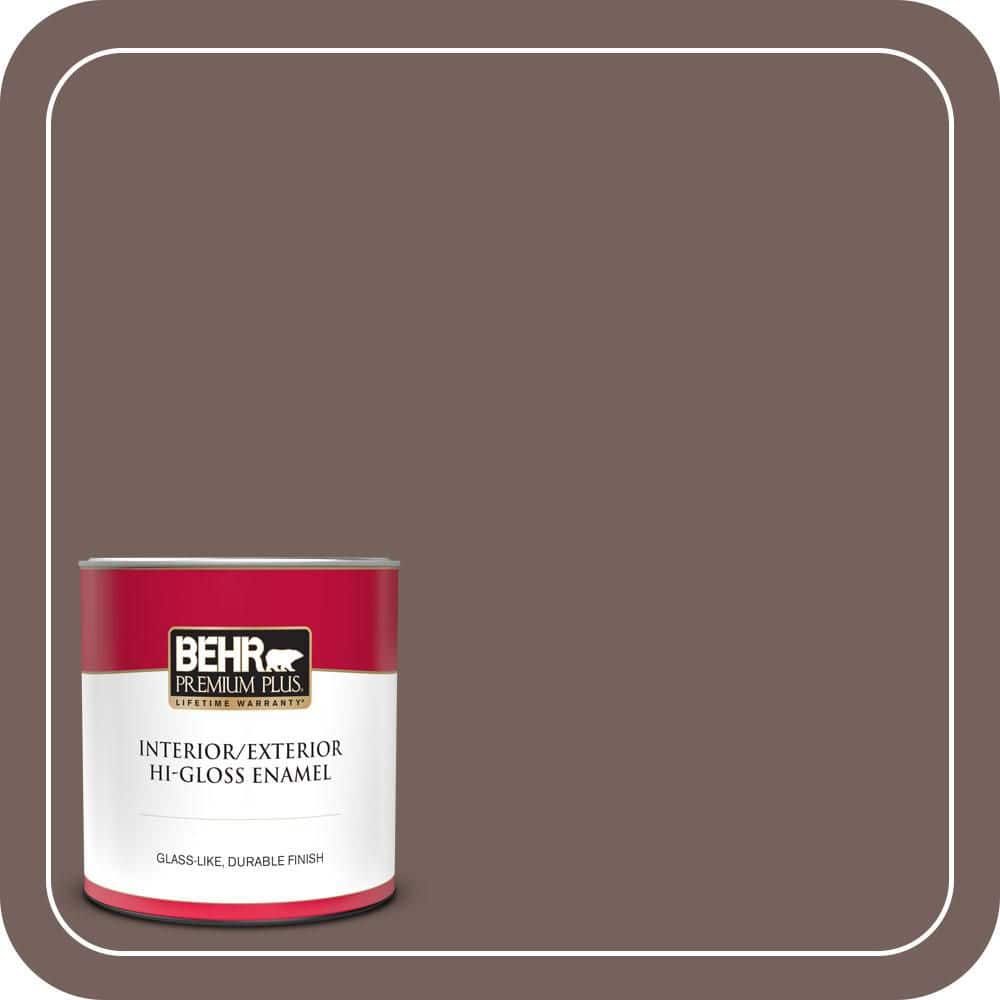 1 qt. #730B-6 Sweet Truffle Hi-Gloss Enamel Interior/Exterior Paint & Primer price history on PriceWatchPro