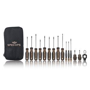 Screwdriver Set, 5 Phillips, 5 Slotted, 2 Torx, 2 Square, Magentic Tip, 3% Donated to Veterans (14-Piece)