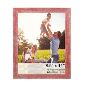 Josephine 11 in. x 14 in. Rustic Red Picture Frame