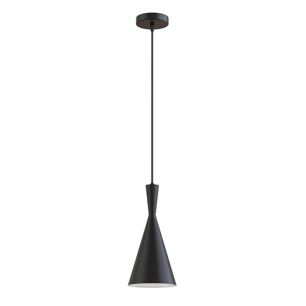 1-Light Cone Matte Black Island Pendant Light for Cafe, Bar, Restaurant, Kitchen, Minimalist Modern Nordic Chandelier price history on PriceWatchPro