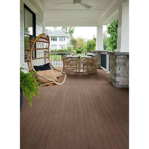 TimberTech Advanced PVC Vintage 5/4 in.x8 in.x16 ft. Wide Square