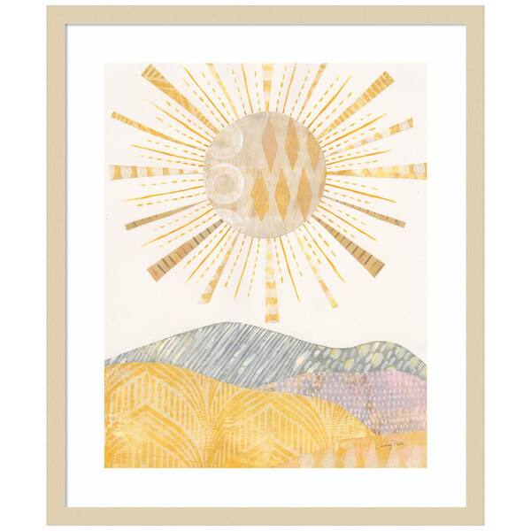 Amanti Art Boho Sunshine II by Courtney Prahl 1-Piece Wood Framed Giclee Nature Art Print 25 in. x 21 in.