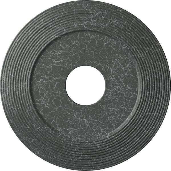 Ekena Millwork 1" x 16-1/8" x 16-1/8" Polyurethane Adonis Ceiling Medallion, Athenian Green Crackle